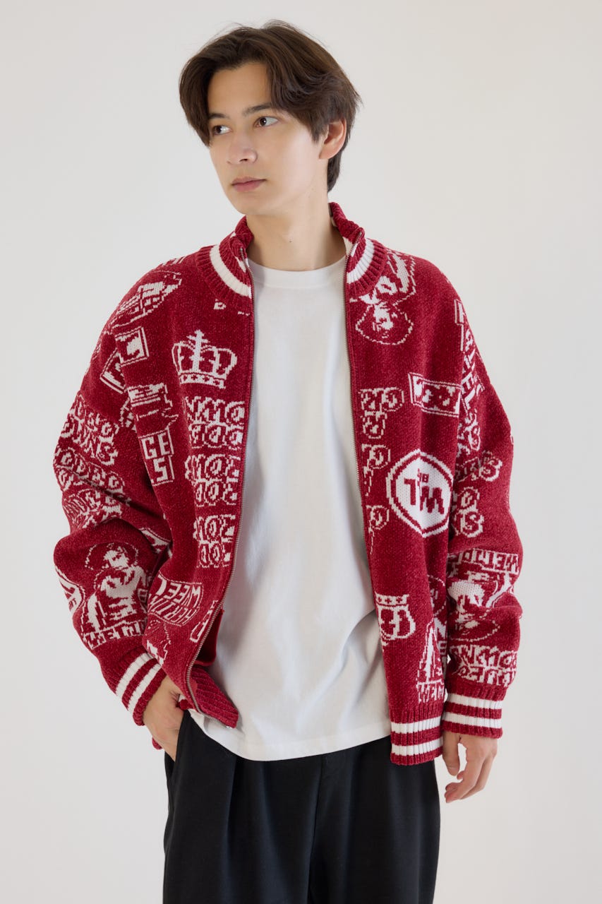 RODEO CROWNS WIDE BOWL | グラフィティーニットスタジャン (ブルゾン