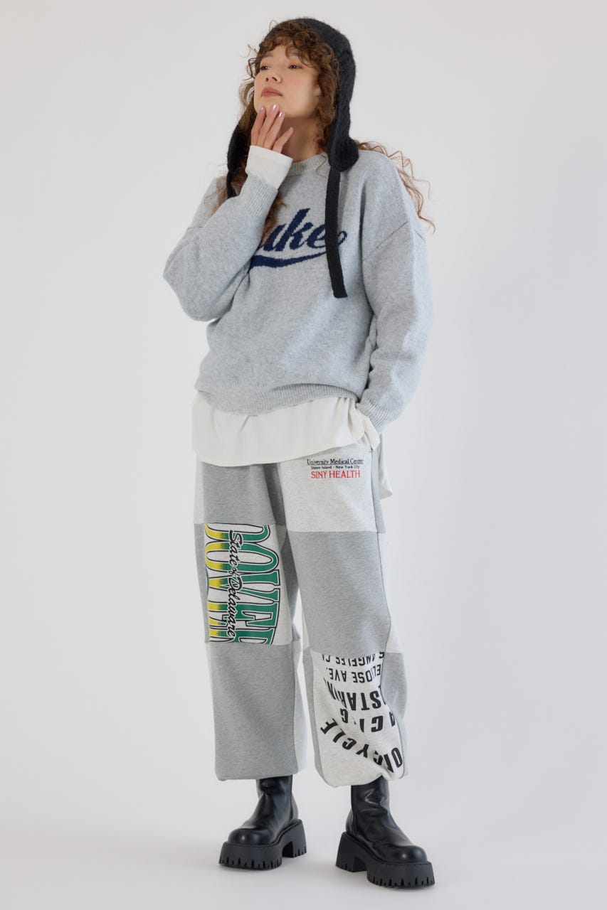 RODEO CROWNS WIDE BOWL | 【UNISEX】リメイクスウェットカーブパンツ