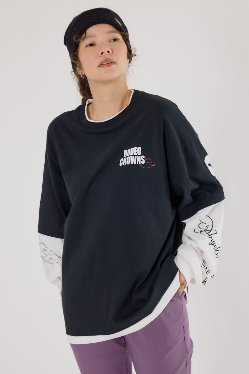 RODEO CROWNS WIDE BOWL | 【UNISEX】オーバーロゴレイヤードロング