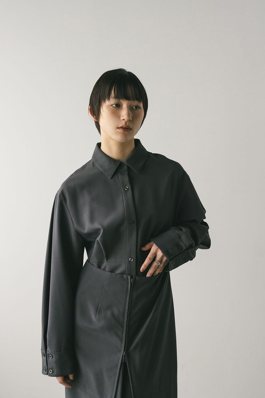 STYLEMIXER | レイヤードシャツワンピース (ワンピース(ロング