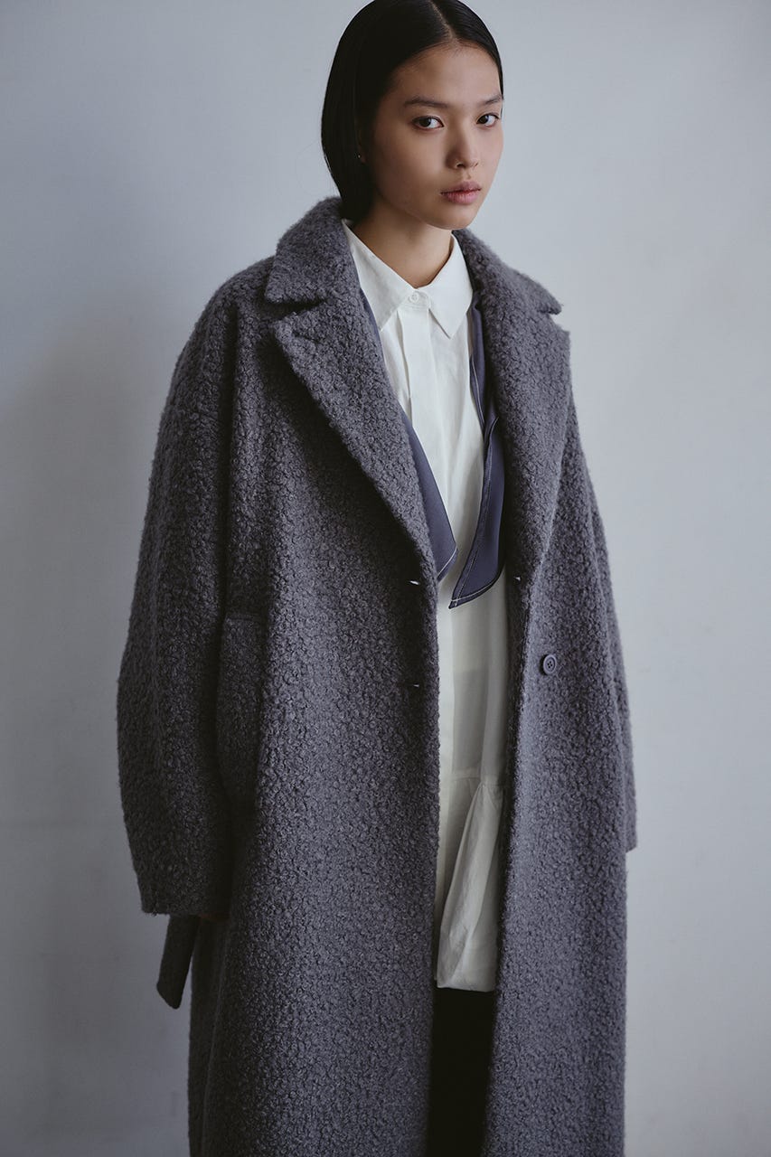 STYLEMIXER | ブークレーベルトロングコート (コート ) |SHEL'TTER