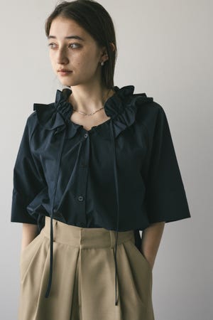 STYLEMIXER | フリルカラーブラウス (シャツ・ブラウス ) |SHEL'TTER