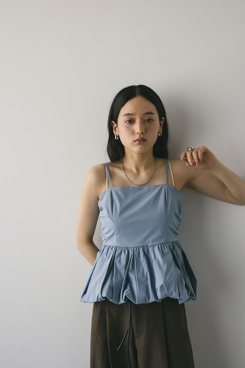 STYLEMIXER | ペプラムキャミトップ (ベアトップ ) |SHEL'TTER WEBSTORE