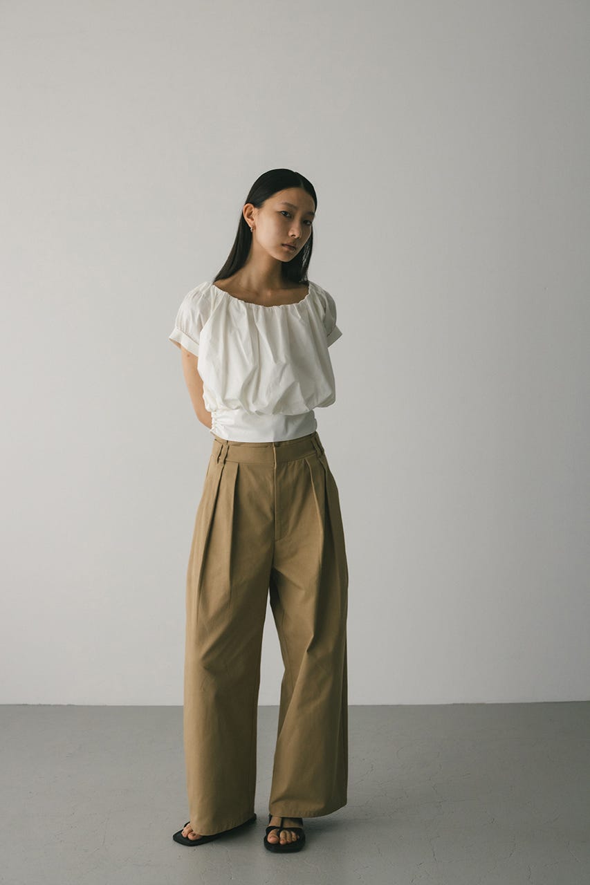 STYLEMIXER | ウエストレイヤーワイドチノパンツ (パンツ ) |SHEL'TTER