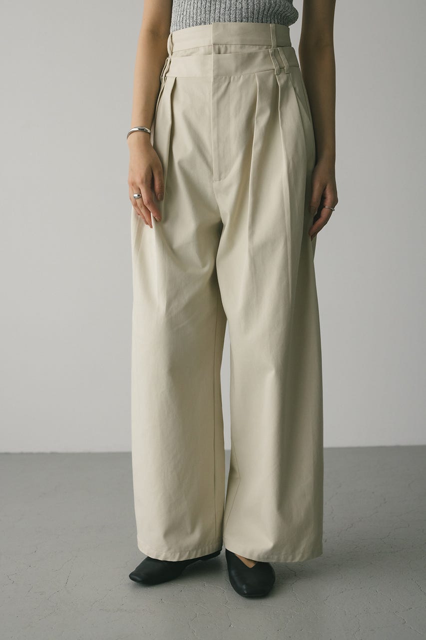 STYLEMIXER | ウエストレイヤーワイドチノパンツ (パンツ ) |SHEL'TTER