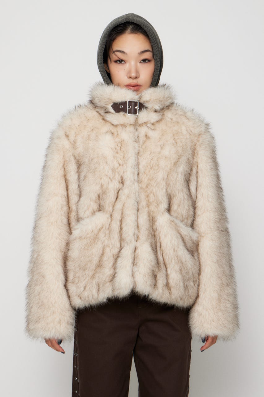 LAGUA GEM | POCKET POINT FAUX FUR コート (コート ) |SHEL'TTER WEBSTORE