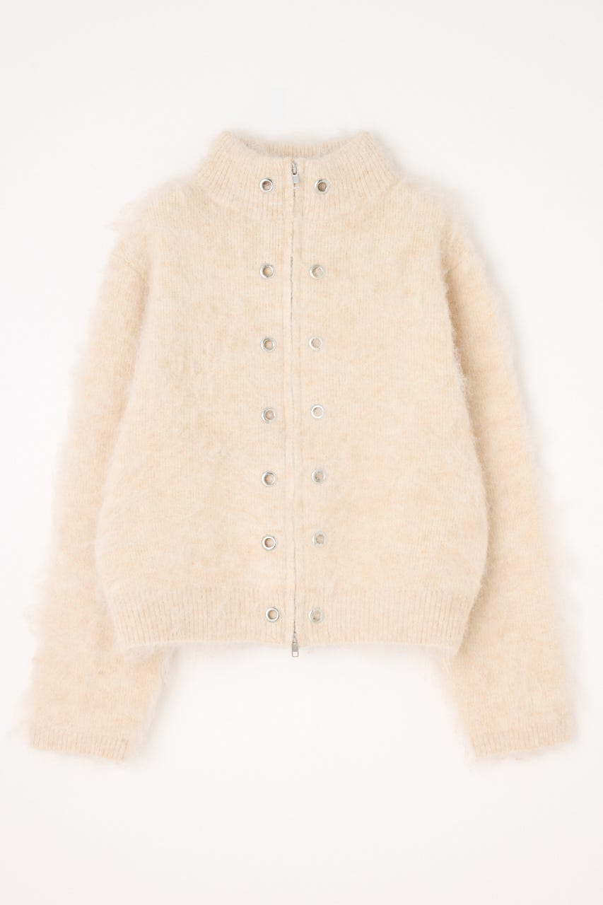LAGUA GEM | ZIP SIDE EYELET ニット (ニット ) |SHEL'TTER WEBSTORE