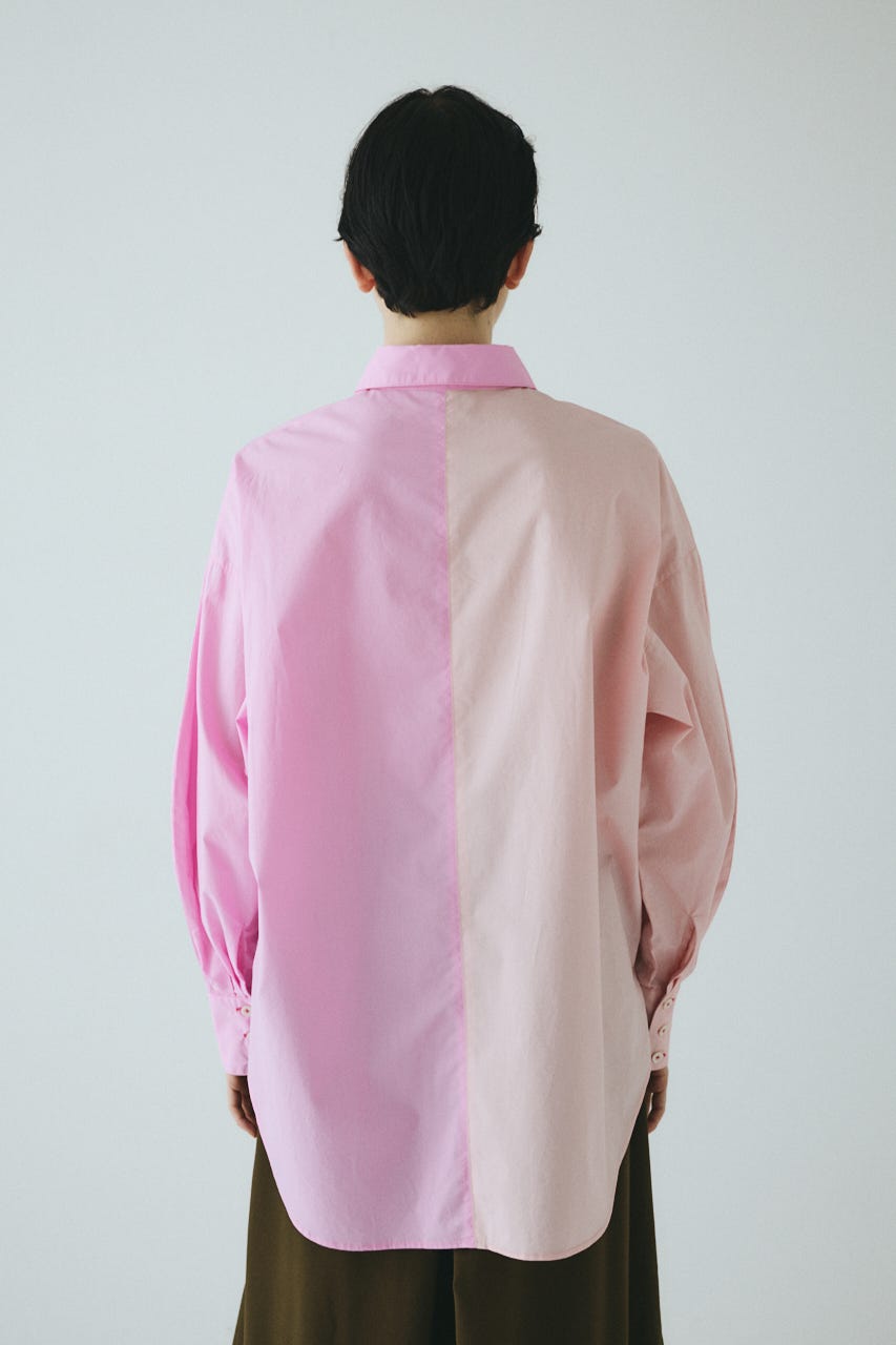 HeRIN.CYE | Bicolor shirt (シャツ・ブラウス ) |SHEL'TTER WEBSTORE