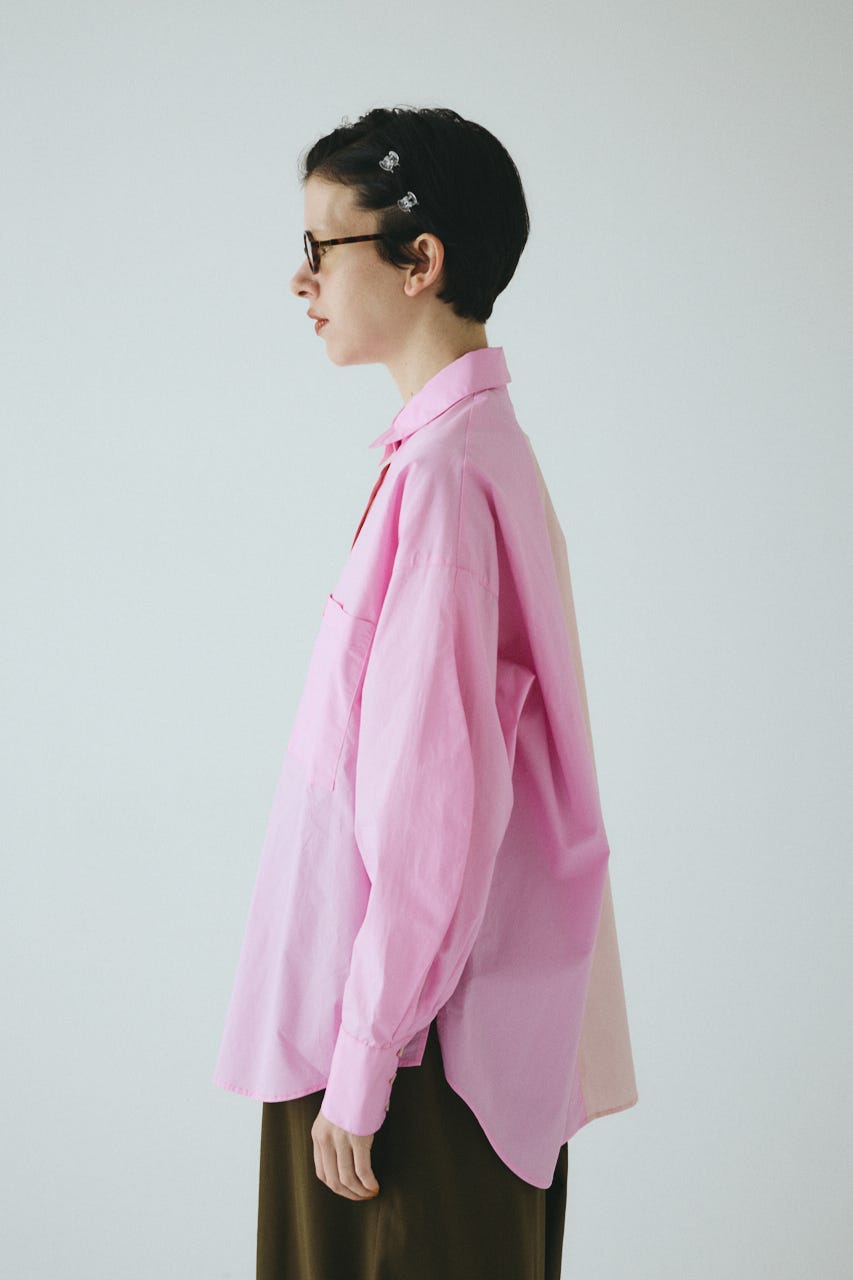 HeRIN.CYE | Bicolor shirt (シャツ・ブラウス ) |SHEL'TTER WEBSTORE