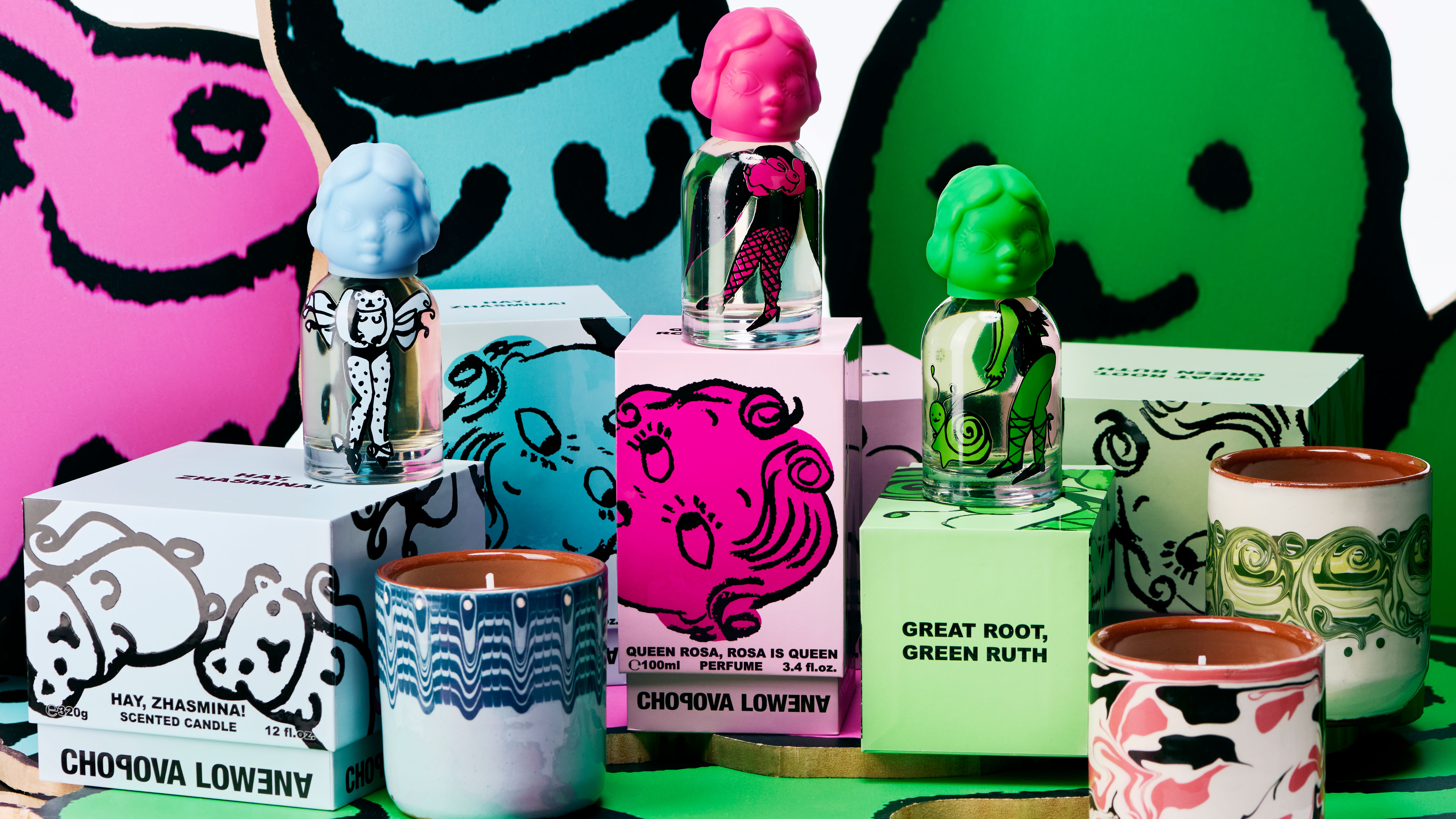 Get A First Look At Chopova Lowena's Poppy, Punky Fragrance Line