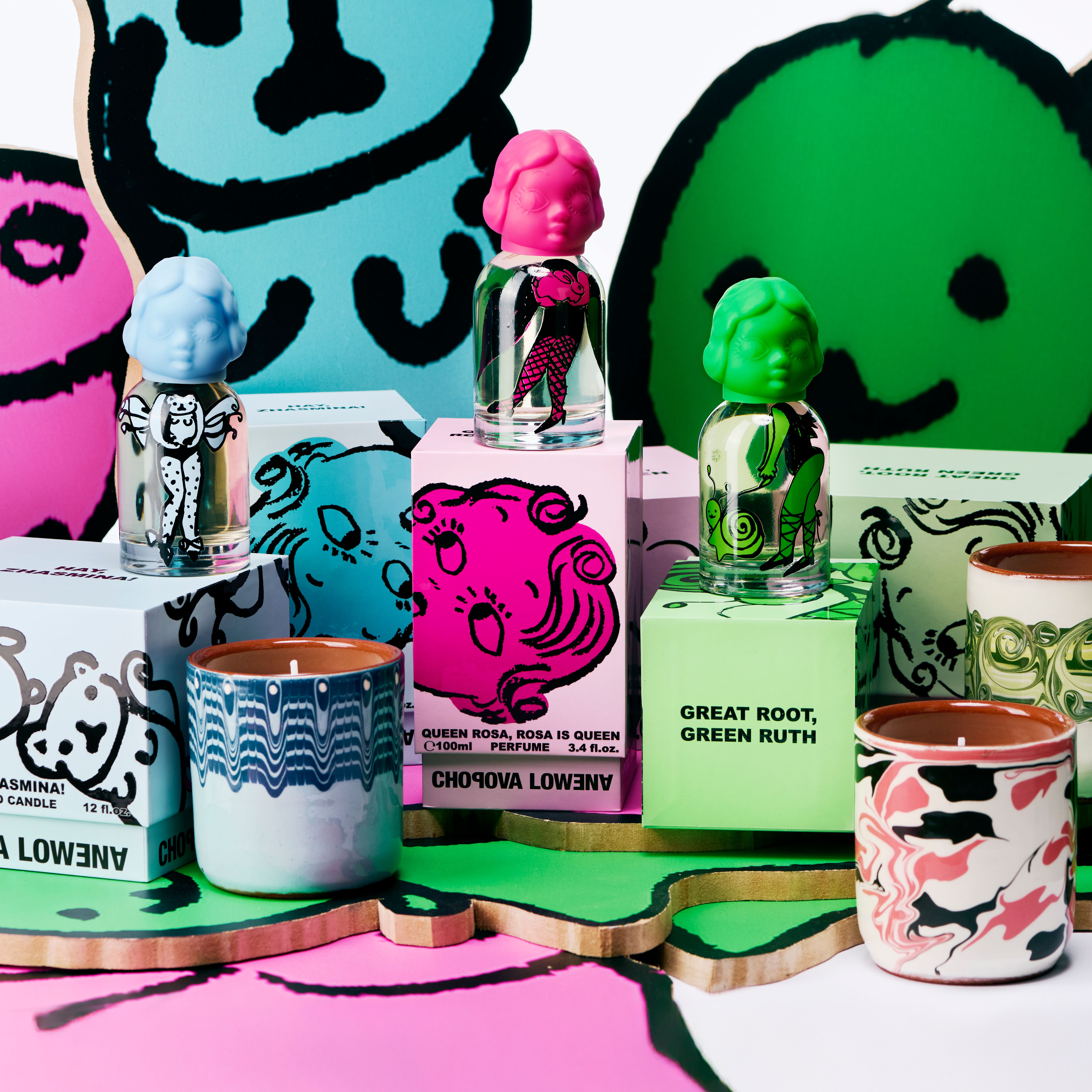 Get A First Look At Chopova Lowena's Poppy, Punky Fragrance Line