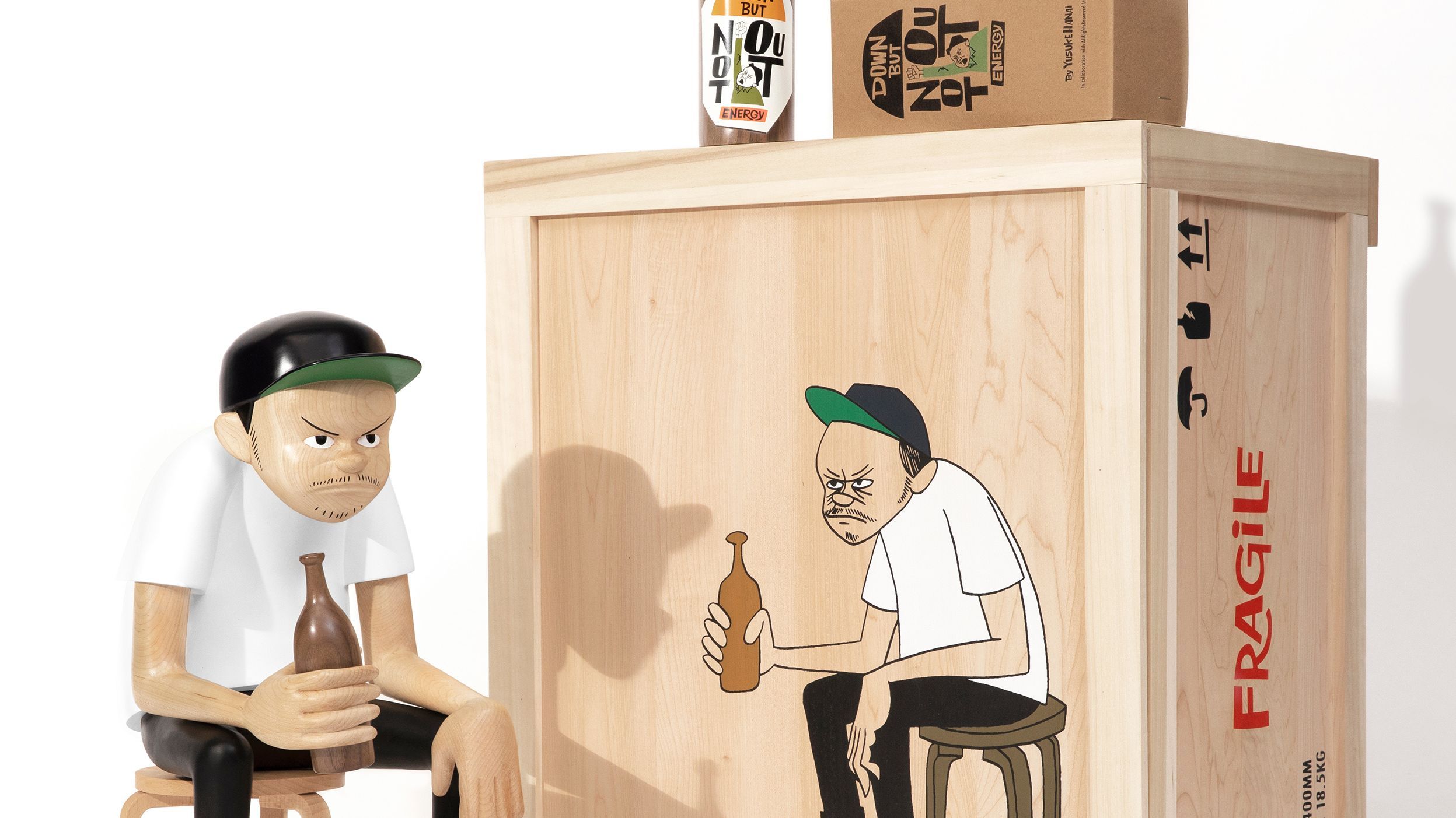 オールライツリザーブド×花井祐介のウッドスカルプチャーが限定