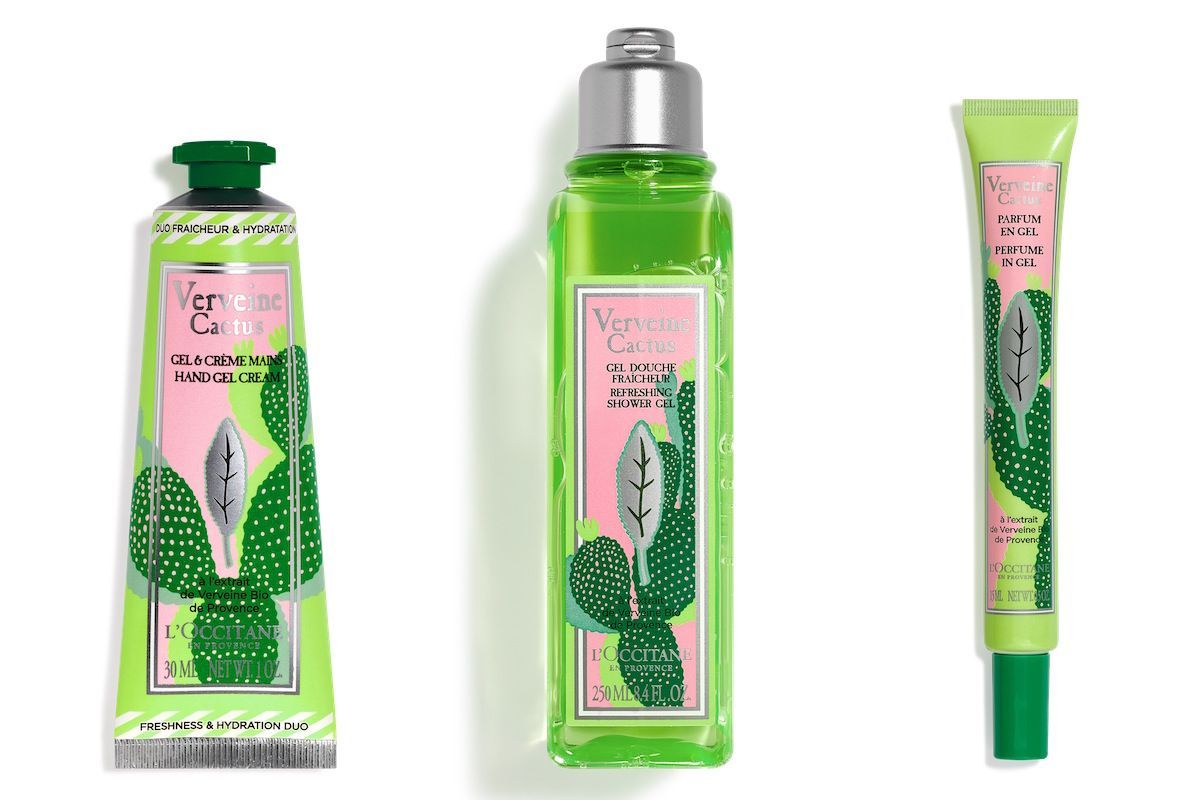 ロクシタンは爽快さを約束する「アクアカクタスヴァーベナ」シリーズを