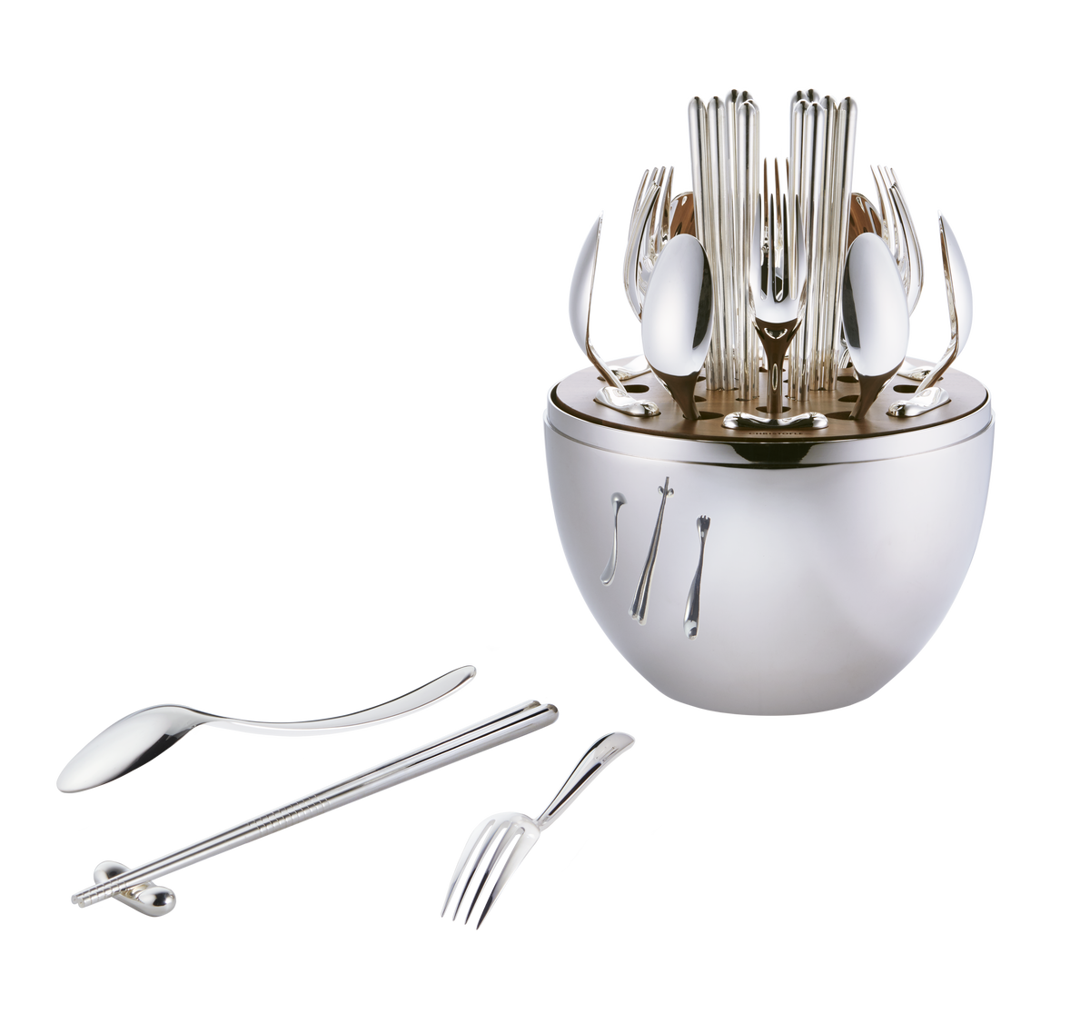 クリストフルから、アジアの食卓にぴったりのカトラリーセット「MOOD