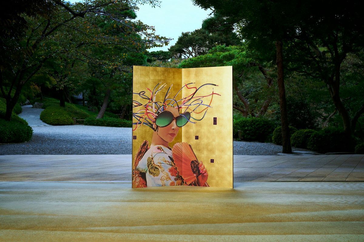 YMOのジャケ写アートがNFT「テクノ屏風」になって、三田・弘法寺で公開