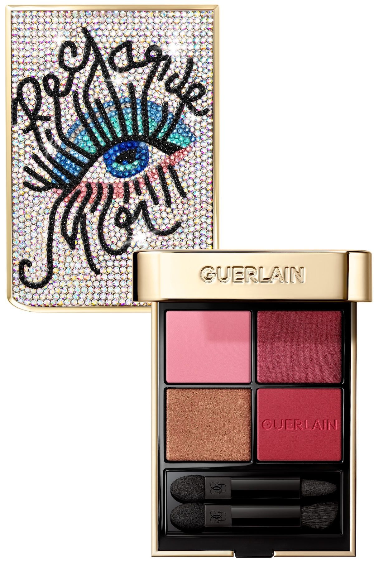 シュルークとコラボ。ラインストーンが煌めくゲランのホリデー限定