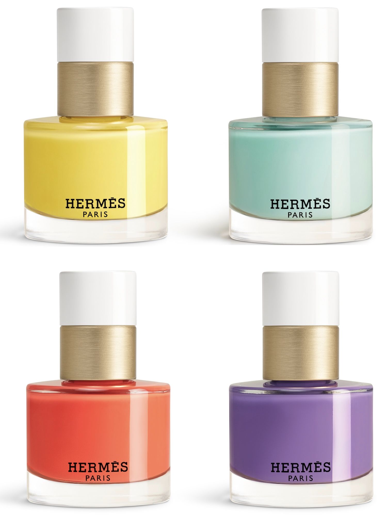 夏の訪れを予感させる。エルメスのカラフルな限定ネイルカラーに夢中