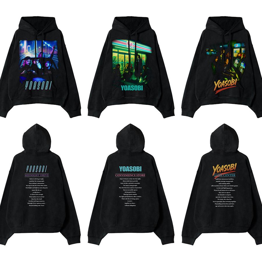 YOASOBI × ダブレット。「夜遊び」をテーマにしたコラボTシャツ