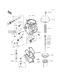 1998 Kawasaki NINJA ZX-6R (ZX600-G1) Carburetor Parts | Babbitts