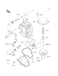 1998 Kawasaki NINJA ZX-11 (ZX1100-D6) Carburetor Parts | Babbitts
