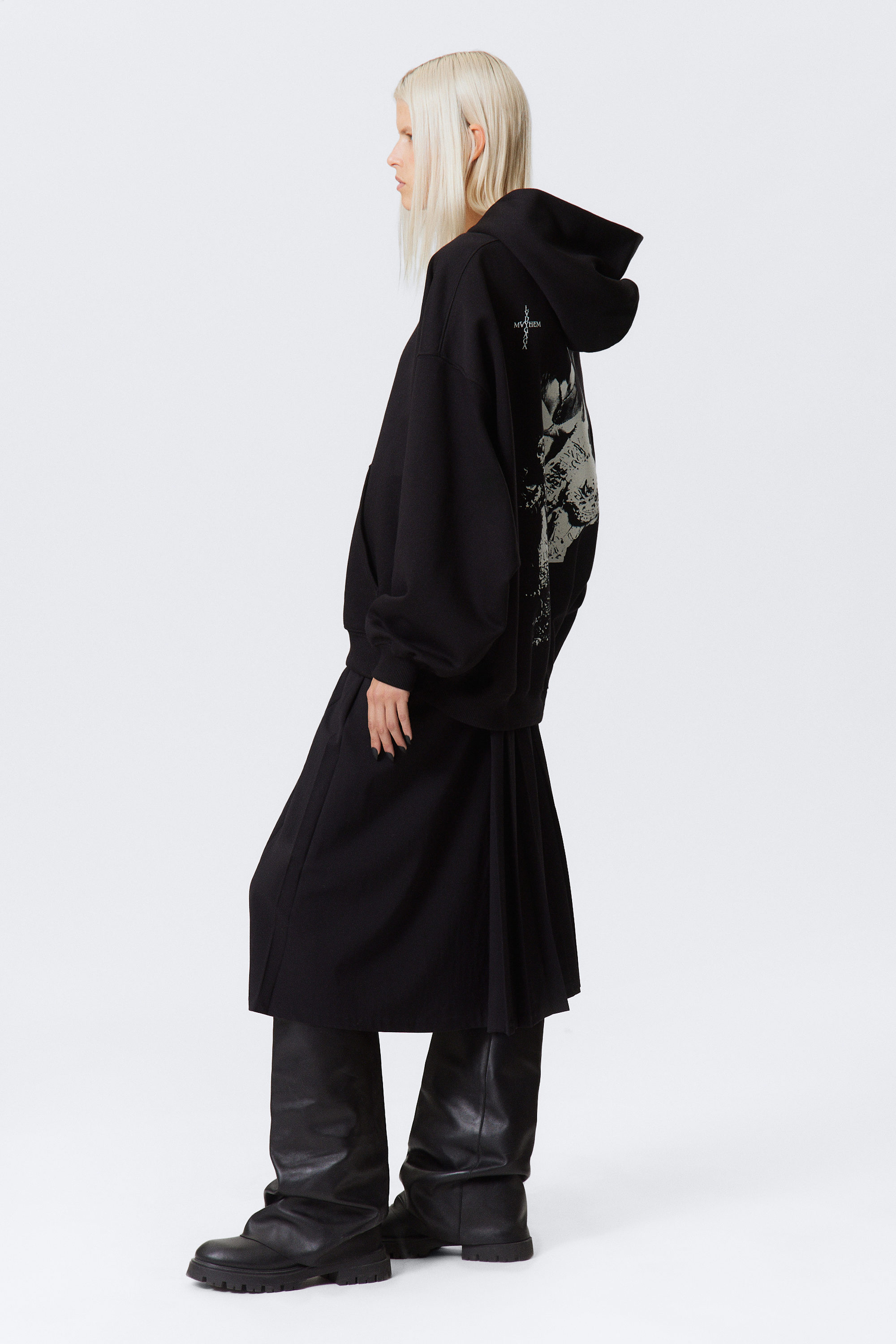 lady gaga hoodie - Off-black | Weekday WW