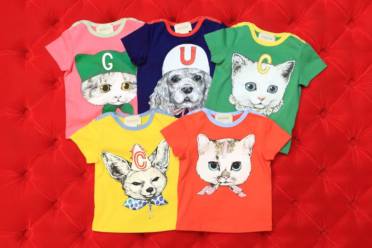 グッチ」が日本人画家とコラボでチルドレンズ コレクションを発売