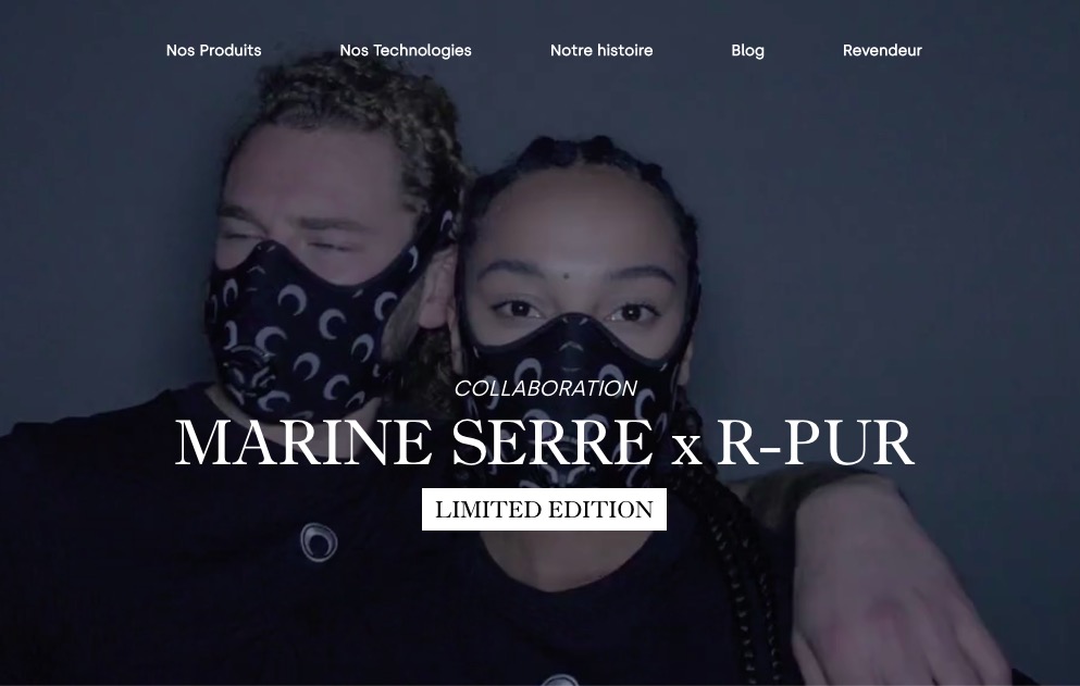 マリーン セル」と仏マスク専門ブランドが再コラボ 5層構造でウイルス