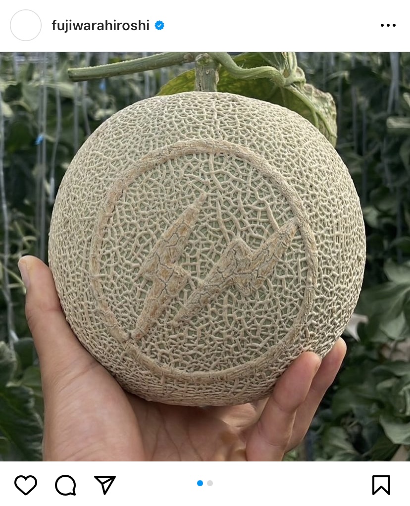 藤原ヒロシの「フラグメント」が滋賀県産メロンとタッグ 1万円で販売