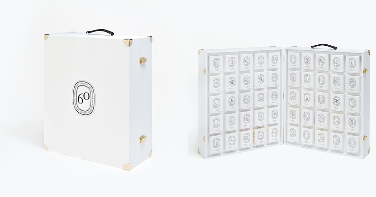 ディップティック」が60周年限定フレグランスキャンドルセットを発売