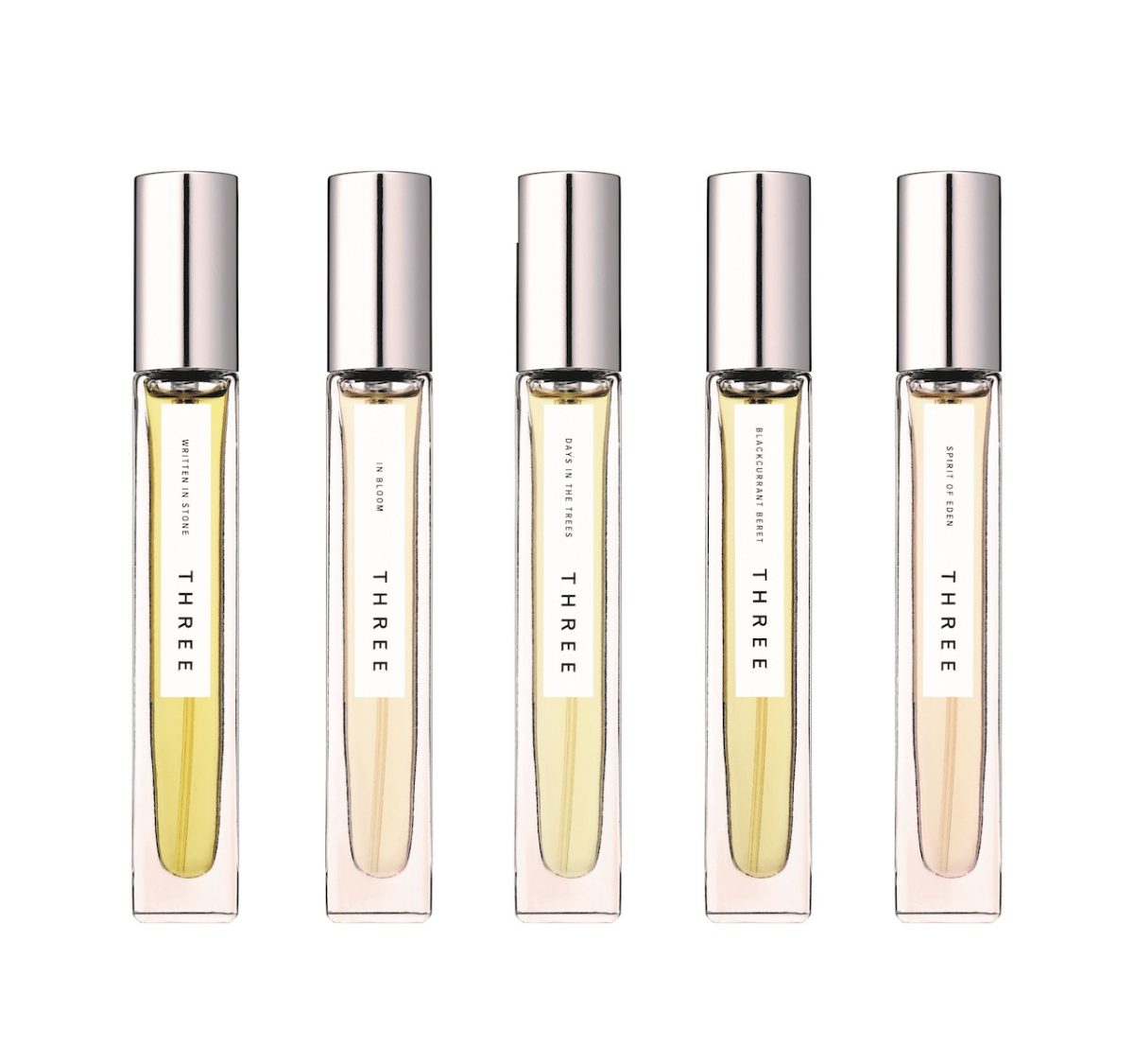 THREE」が初のフレグランス発売 精油のみで作ったオードトワレ5種