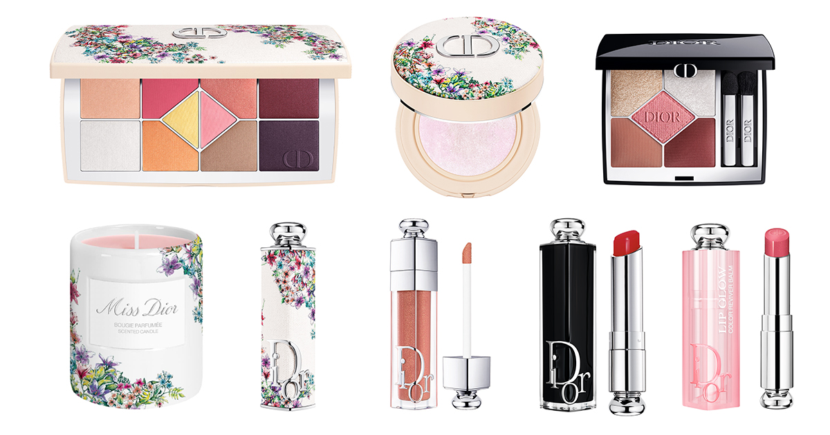 ディオール」が鮮やかな花々が咲く限定パッケージのメイクアイテムを