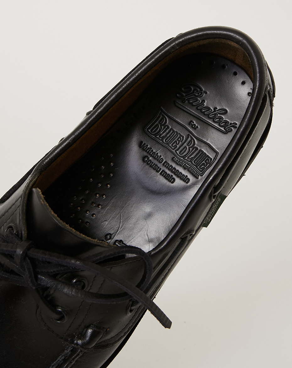 ブルーブルー」が「パラブーツ」に別注した重厚感あふれるデッキ