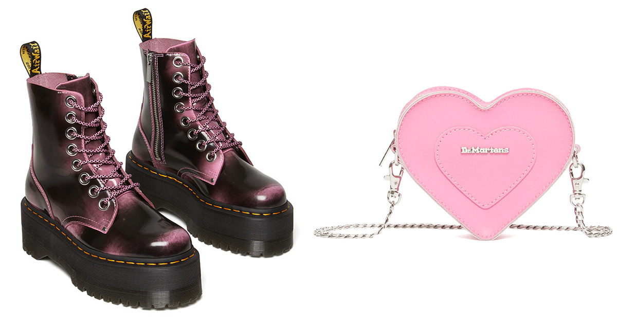 2024年バレンタイン】「ドクターマーチン」からピンクグラデのブーツや