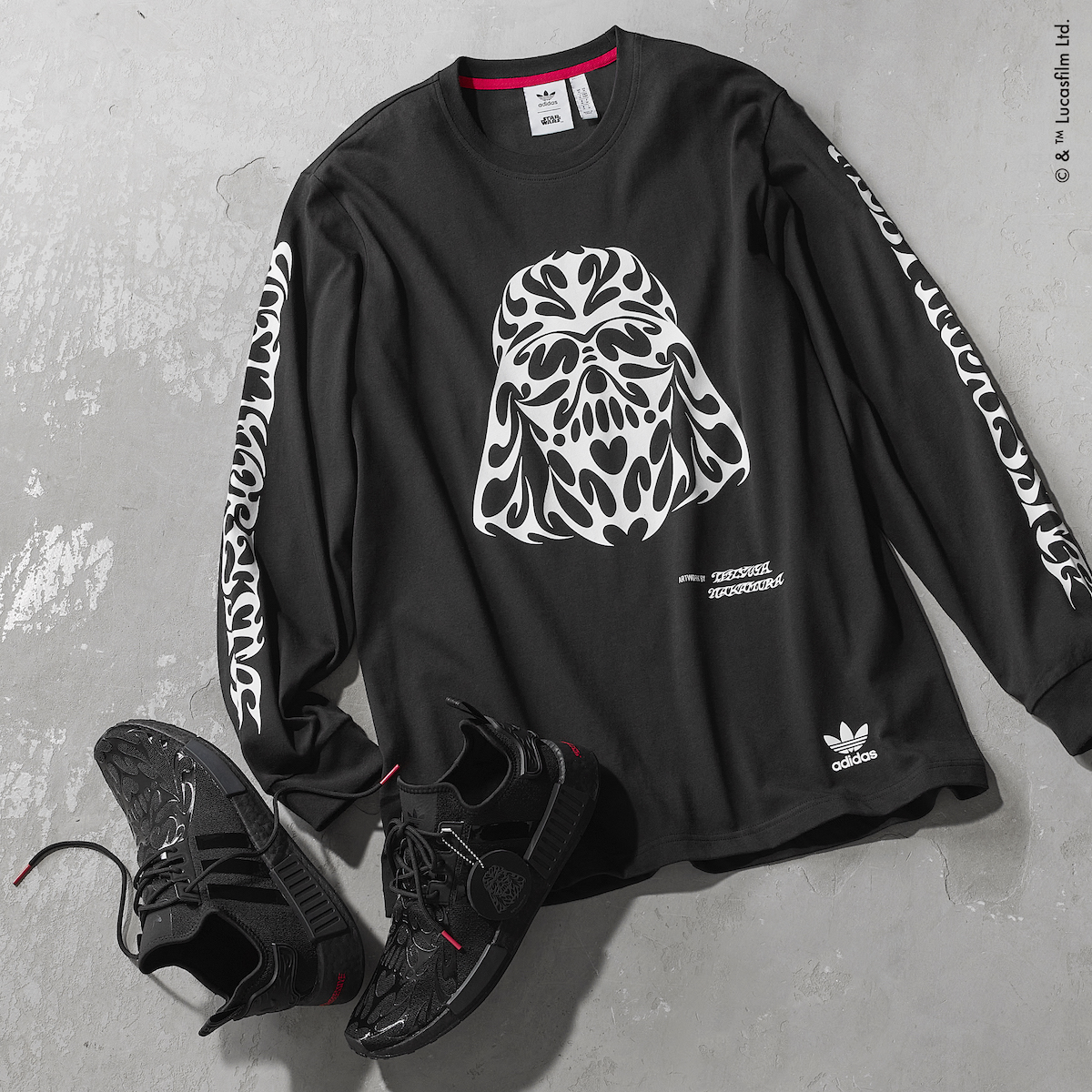 アディダス」×「スター・ウォーズ」 中村哲也、佃弘樹、ジェームス
