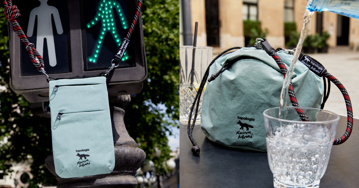 メゾン キツネ」と「トポロジー」がコラボ スマホストラップや