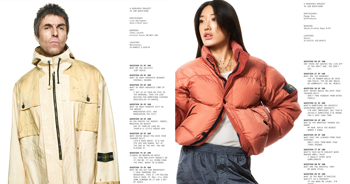 ストーンアイランド」がオアシスのリアム・ギャラガーなどを起用した新