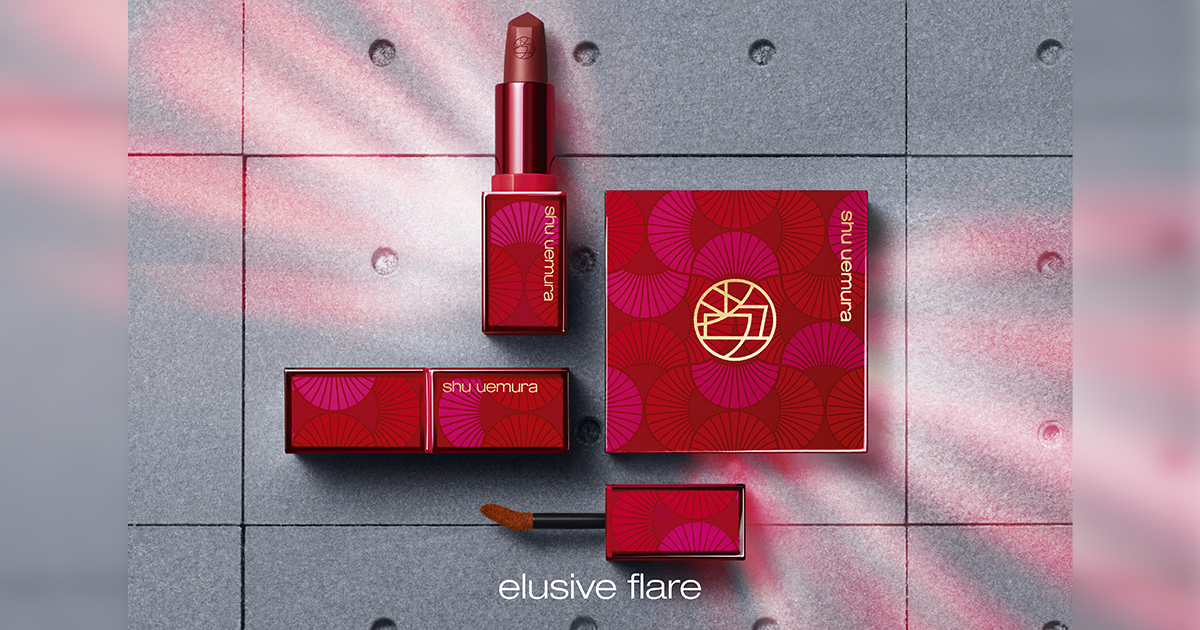 2025年新春コスメ】「シュウ ウエムラ」は“扇”モチーフの4色アイ