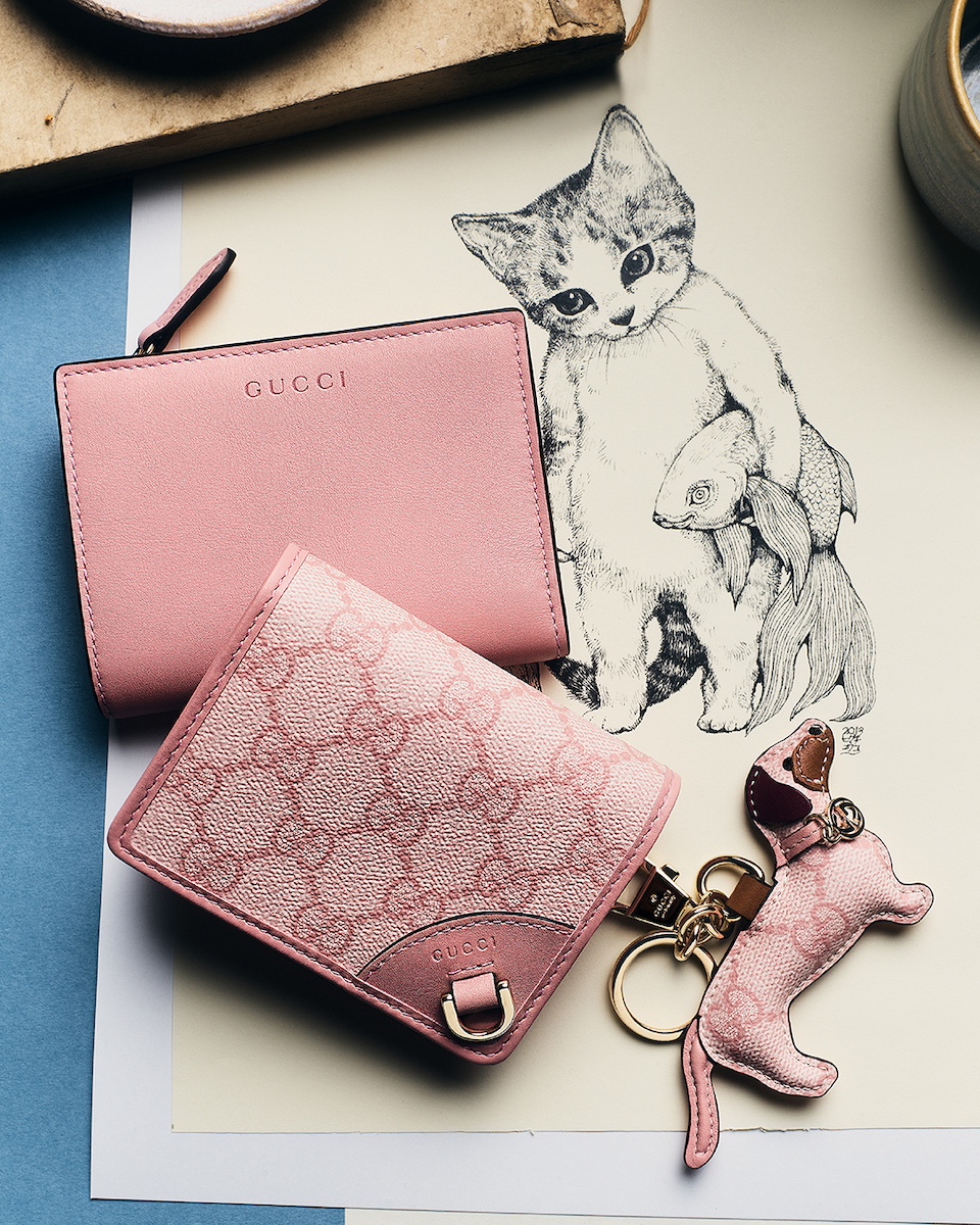 一粒万倍日】「グッチ」がピンクのミニ財布やヒグチユウコとコラボした