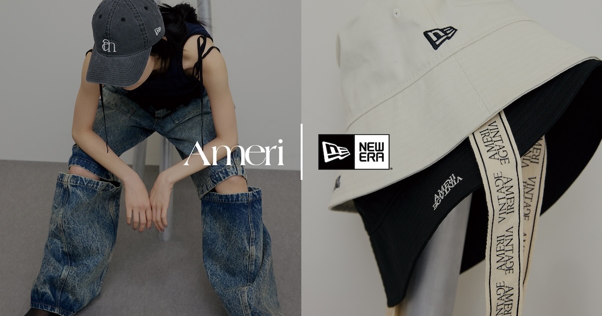ニューエラ」と「アメリ」が2度目のコラボ オリジナルロゴを配した