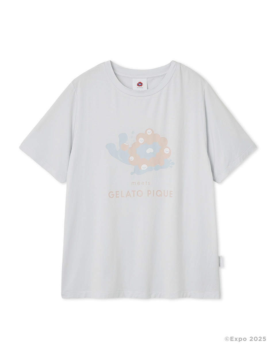 ミャクミャク”が「ジェラート ピケ」とコラボ Tシャツやヘアバンドなど