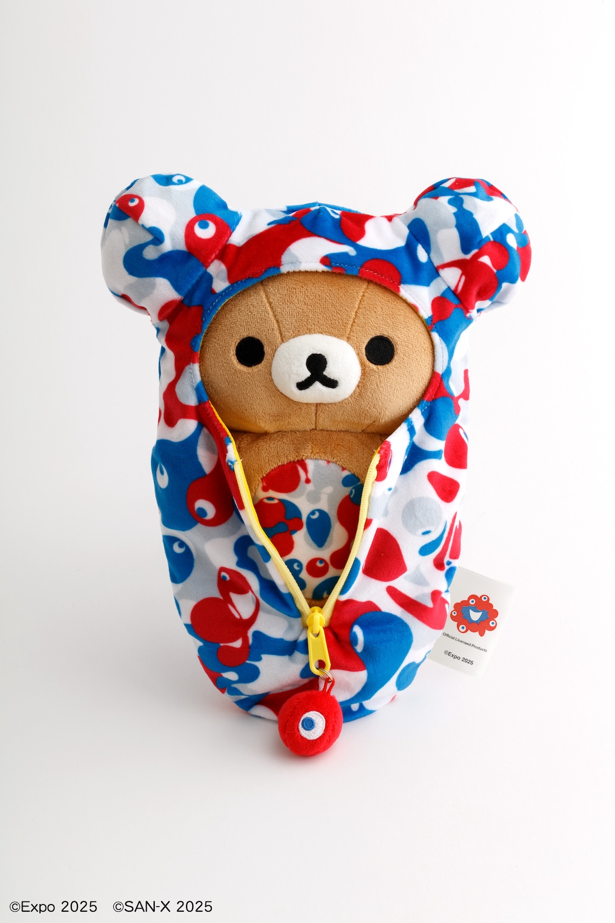 ミャクミャクと「リラックマ」のコラボぬいぐるみが登場 万博会場内