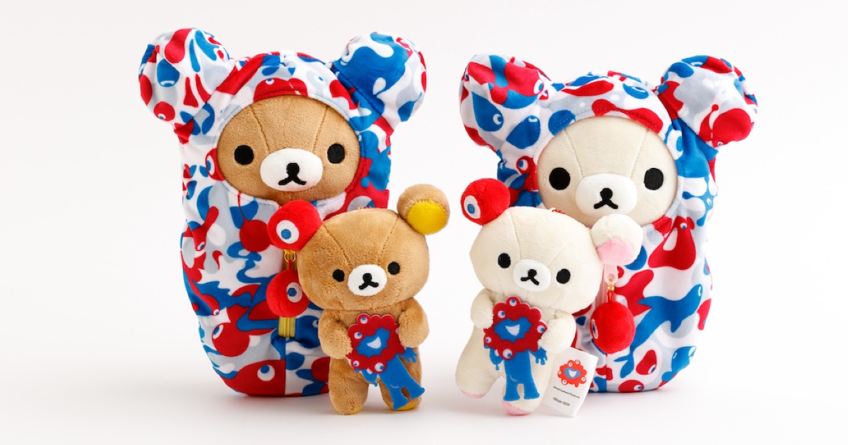 ミャクミャクと「リラックマ」のコラボぬいぐるみが登場 万博会場内