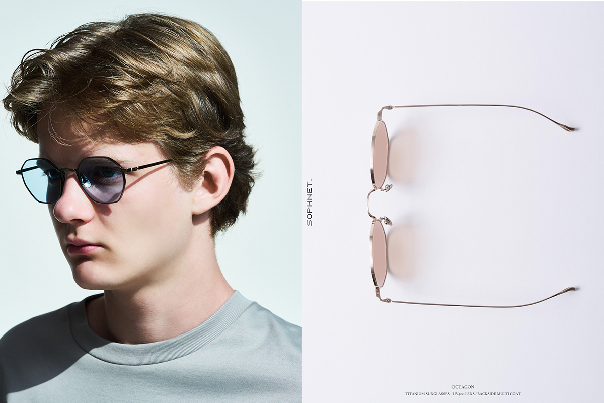 ソフネット」と「金子眼鏡」がコラボ チタンフレームのサングラス全3型