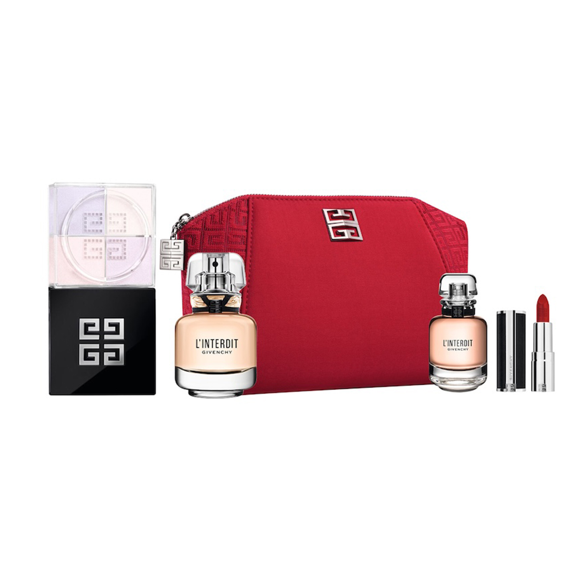 クリスマスコフレ】「ジバンシイ」がレッドポーチにルースパウダーや