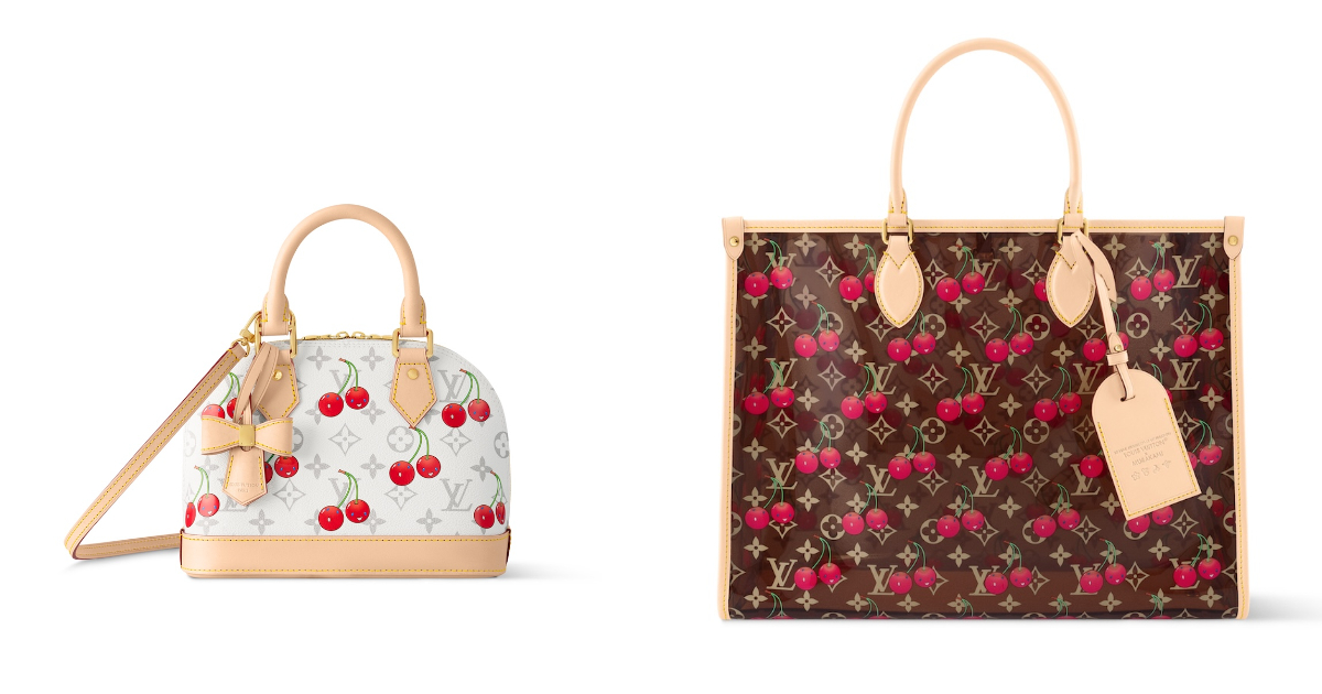 ルイ・ヴィトン」×村上隆 第3章 チェリーモチーフのPVCバッグや