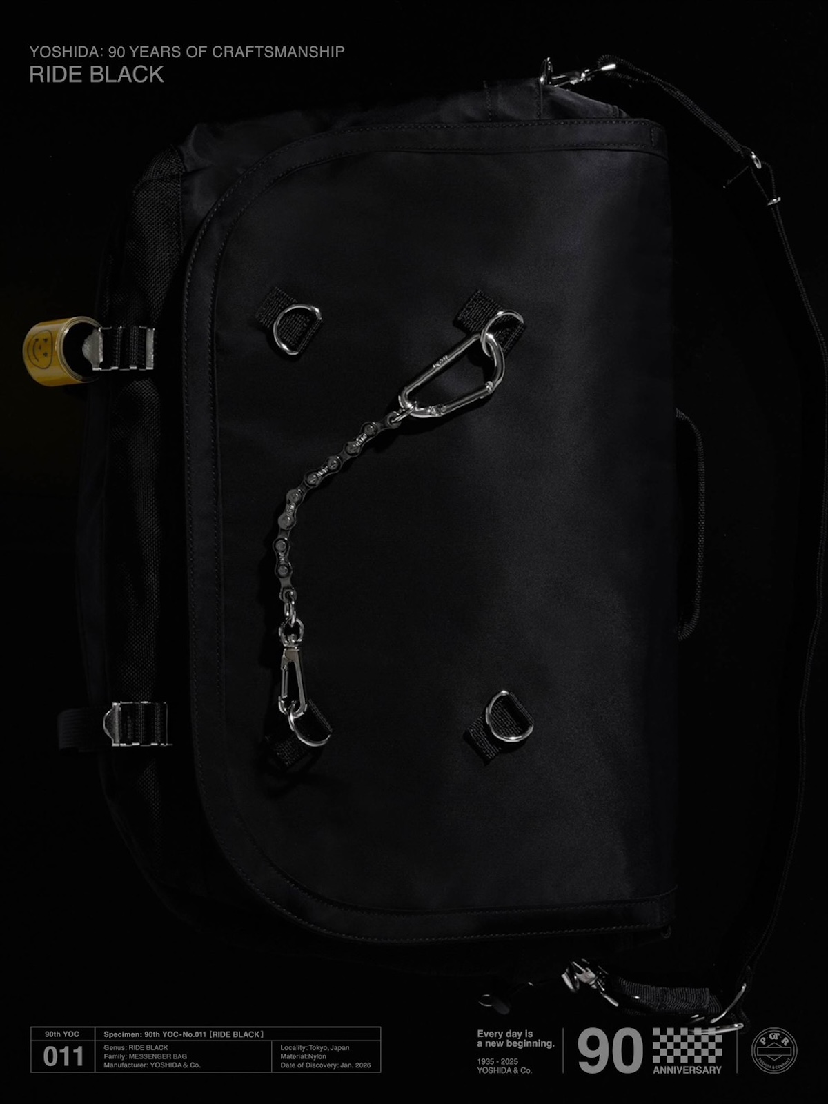 ポーター」が“ライド”のブラックカラーを数量限定で発売 オリジナル