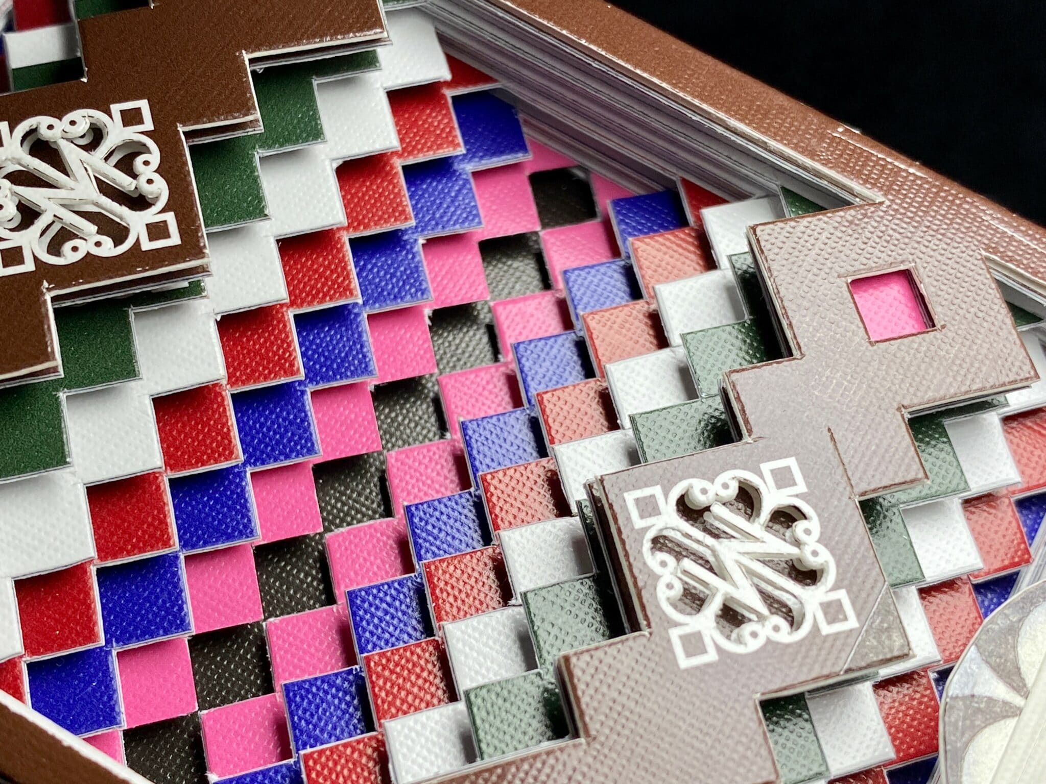 Madison Rounders BROWN carved playing cards by Victor de Urda 1 of