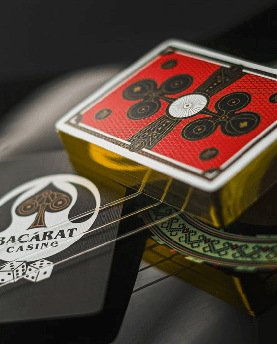 Bacarat Casino Gold Gilded Playing Cards by Gemini | X-Decks
