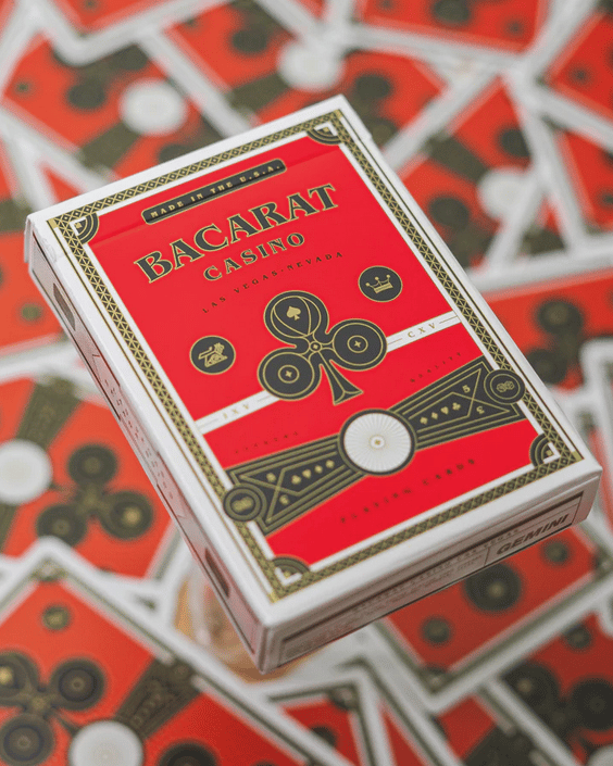 Bacarat Casino Gold Gilded Playing Cards by Gemini | X-Decks
