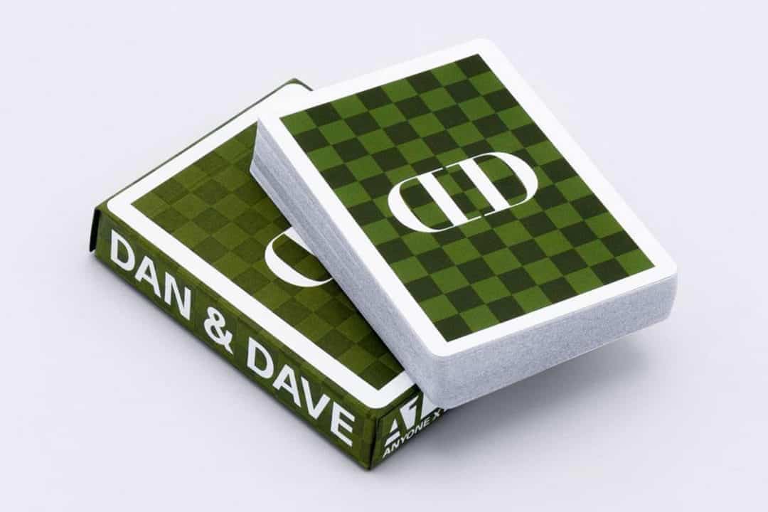 Smoke and Mirrors Green V4 (Reprint) Playing Cards by Anyone x Dan